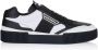 Dolce & Gabbana Leren Lage Sneakers Zwart Wit Black Dames - Thumbnail 2