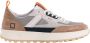 D.a.t.e. Beige Sneakers met Zwarte Leren Details Beige Heren - Thumbnail 2