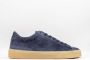 D.a.t.e. Blauwe Suède Sonica Lage Sneakers Blauw Heren - Thumbnail 2