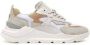 D.a.t.e. Witte Sneakers met Beige Leren Details Multicolor Heren - Thumbnail 2