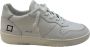 D.a.t.e. Witte leren sneakers met geperforeerde details White Heren - Thumbnail 3