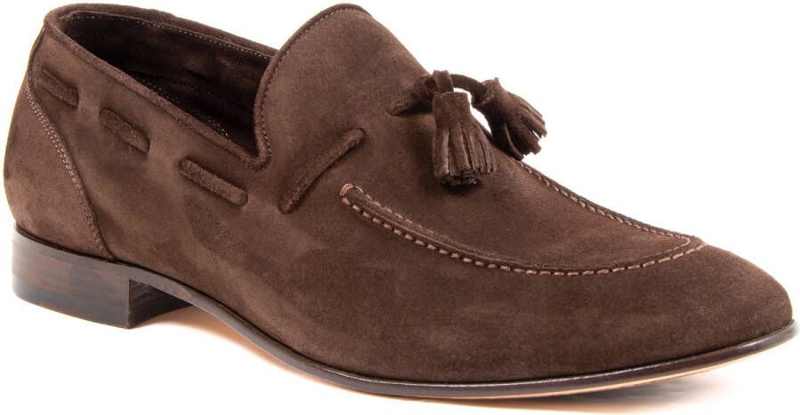 Dee Ocleppo Instappers Suede Loafers met kwastjes voor heren