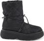 Dee Ocleppo Moderne Nylon Sneeuw Enkellaars Black Dames - Thumbnail 2