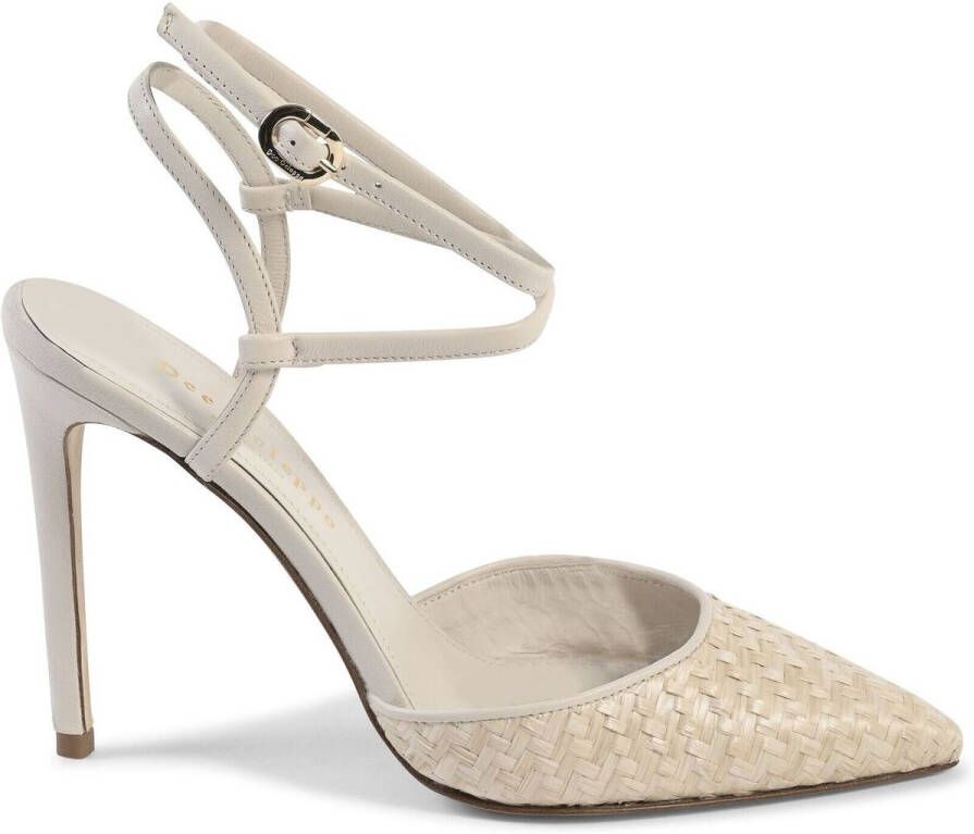 Dee Ocleppo Sandalen Geweven Raffia Slingback Pumps