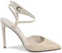 Dee Ocleppo Sandalen Geweven Leren Pumps Enkelbandje Stijl - Thumbnail 2