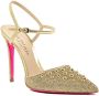 Dee Ocleppo Sandalen Gouden glitterpomp met studsEnkelbandje - Thumbnail 2