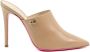 Dee Ocleppo Kameel Leren High-Heel Mule Sandaal Brown Dames - Thumbnail 2