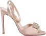 Dee Ocleppo Sandalen Crystal Bow sandaal satijnen hakken - Thumbnail 2