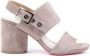 Dee Ocleppo Velours Hakken Sandalen in Taupe Beige Dames - Thumbnail 2