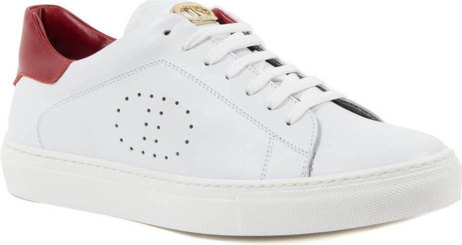 Dee Ocleppo Sneakers Witte sneaker met rood detail