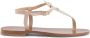 Dee Ocleppo Teenslippers De Athena Leren Sandalen Naakt - Thumbnail 3