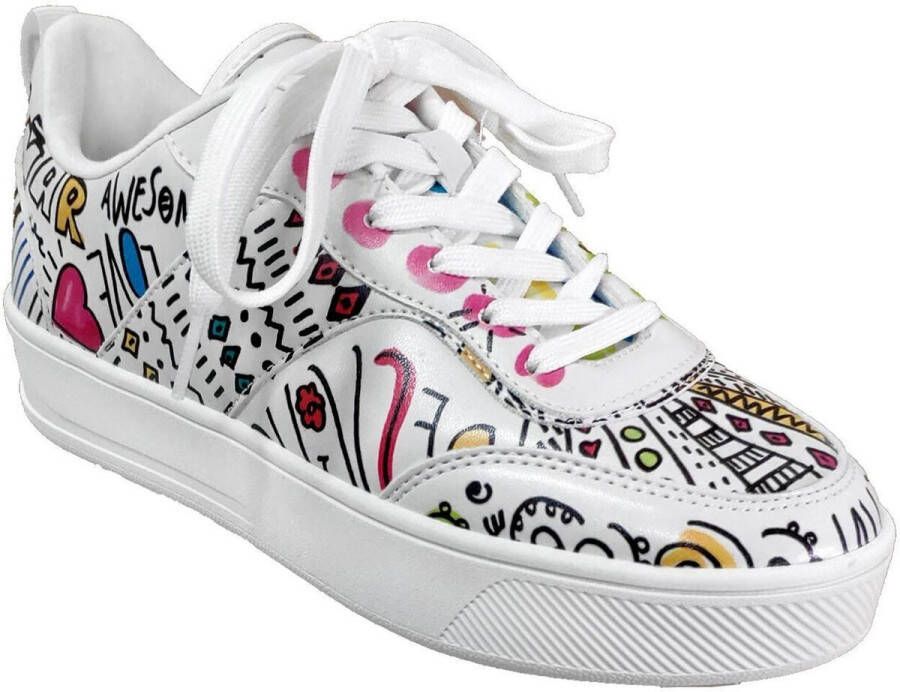 Desigual Lage Sneakers Fancy lettering