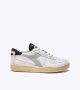 Diadora Vintage Leren Sneakers Lage Top White - Thumbnail 2