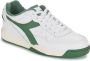 Diadora Witte en Groene Winnaarsschoen Groen - Thumbnail 2