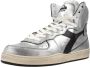 DIADORA Hoge Sneakers Dames Mi Basket Used Z Maat: 37 Materiaal: Leer Kleur: Zilver - Thumbnail 5