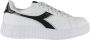 Diadora Sneakers 101.178335 01 C1145 White Black Silver - Thumbnail 2