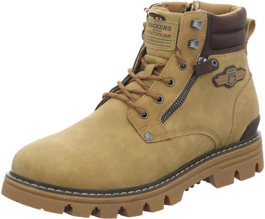 Dockers by Gerli Veterschoenen winterlaarzen vrijetijdstiefels worker boots met modieuze details