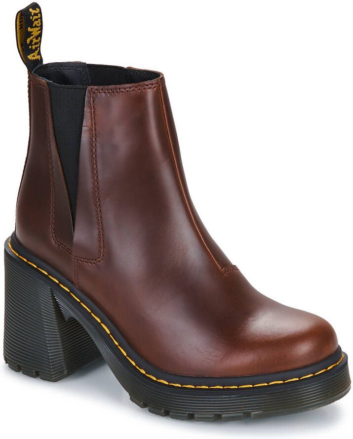 Dr. Martens Enkellaarzen Spence Dark Brown Classic Pull Up