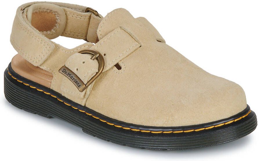 Dr. Martens Klompen Jorgie J Light Tan Bronx Suede