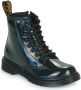 Dr. Martens 1460 T leren veterboots zwart rainbow Meisjes Leer Effen 23 - Thumbnail 4