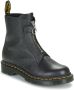 Dr martens Dr. Martens 1460 Pascal front zipper Zwart Leer Biker boots Dames - Thumbnail 5