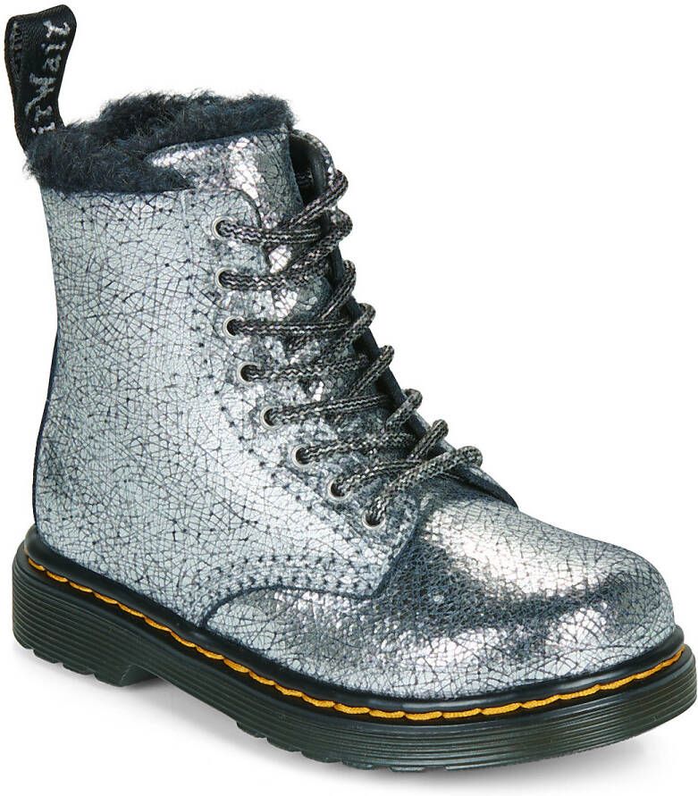 Dr. Martens Laarzen Serena T Silver Distressed Foil