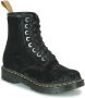 Dr. Martens Vegan Crushed Velvet Enkellaarzen Black Dames - Thumbnail 2