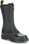 Dr. Martens Zwarte Front Zip Laarzen voor Vrouwen Black Dames - Thumbnail 3