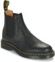 Dr. Martens Zwarte leren enkellaarzen met elastische sluiting Black - Thumbnail 4