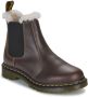 Dr. Martens Donker Khaki Orleans Bruine Enkellaarzen Brown Dames - Thumbnail 2