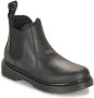 Dr. Martens 2976 Leonore Mono gevoerde leren enkelboots zwart - Thumbnail 2