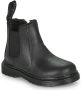 Dr. Martens Leonore Mono leren enkelboots zwart - Thumbnail 2