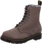 Dr. Martens Women's 1460 Serena Milled Nubuck WP Winterschoenen grijs - Thumbnail 1