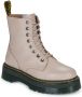 Dr. Martens Taupe Platform Veterschoenen voor Dames Beige Dames - Thumbnail 2