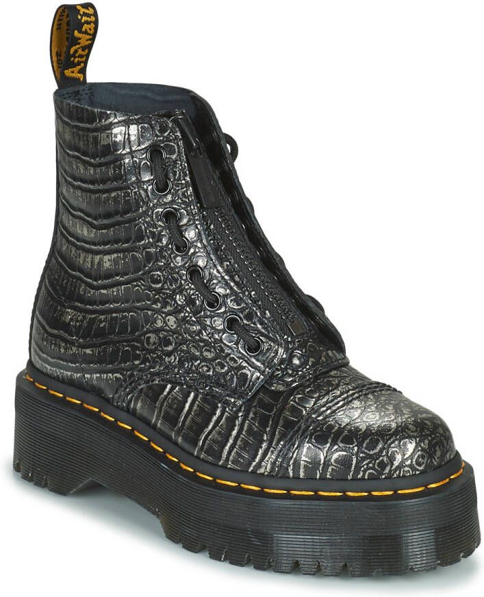 Dr. Martens Laarzen Sinclair Gunmetal Wild Croc Emboss