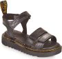 Dr. Martens Klaire J Black T Lamper leren sandalen zwart Leer Effen 28 - Thumbnail 2