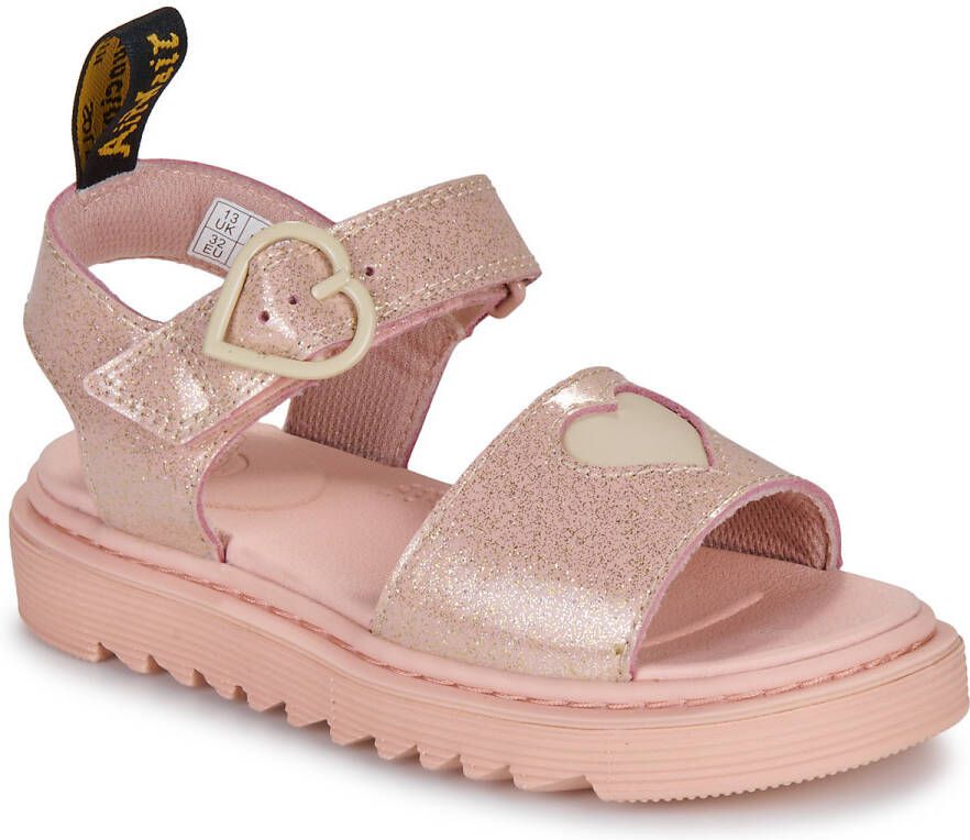 Dr. Martens Sandalen Marlowe Hearts J Powder Pink+Cloud Cream