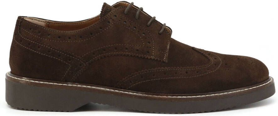 Duca Di Morrone Nette Schoenen Enrico Suede Brown