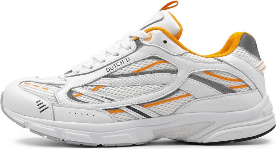 Dutch'd Sneakers Arena White Orange