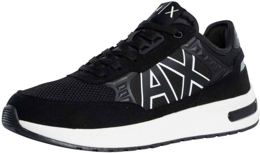 EAX Lage Sneakers Textielsneakers met groot logo