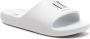 Armani Exchange Band Hiel Polyurethaan Slippers Lente Zomer Collectie White Dames - Thumbnail 2