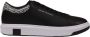 Armani Exchange Leren Sneaker Heren Herfst Winter Collectie Black Heren - Thumbnail 17