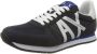 Armani Exchange Zwarte Sneakers met Verfijnd Design en Comfort Zwart Heren - Thumbnail 3