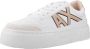 Armani Exchange Contrast Logo Sneakers Xdx147 Optic White Dames - Thumbnail 2