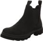 ECCO Women's Grainer Leather Cow Oil Nubuck Hoge schoenen grijs zwart - Thumbnail 4