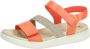 ECCO Flowt W Sandalen oranje Leer - Thumbnail 2