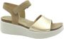 ECCO Flowt Wedge Cork Sandalen beige Nubuck Dames - Thumbnail 4