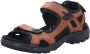 ECCO Offroad Yucatan Plus Sandalen zwart bruin - Thumbnail 2