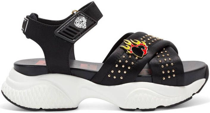 Ed Hardy Sandalen Flaming sandal black