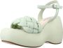 Elvio Zanon Wedges Green Dames - Thumbnail 3